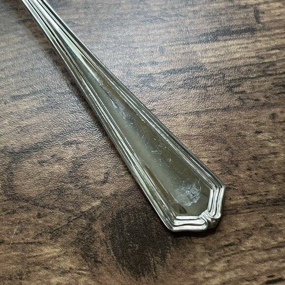 1847 Rogers Bros RG84 Silverplate h EP Brass Tablespoon Set of 2 Vintage - Picture 2 of 5